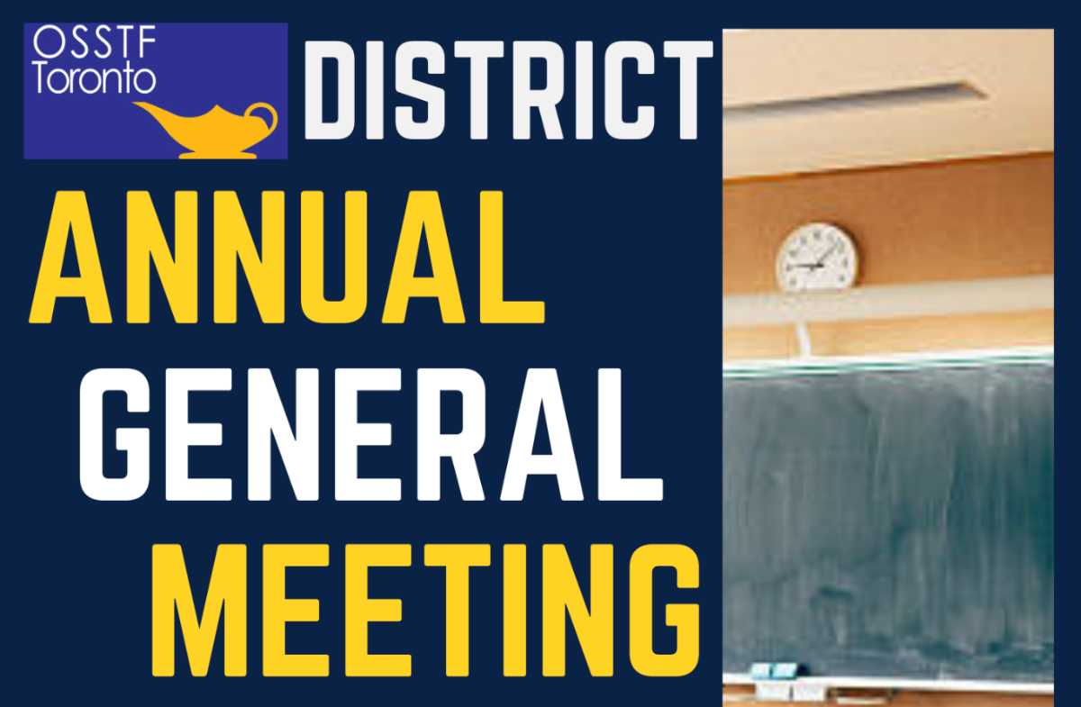 OSSTF District Annual General Meeting
