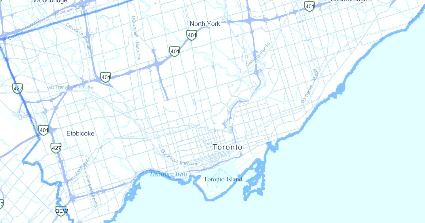 Map of Toronto
